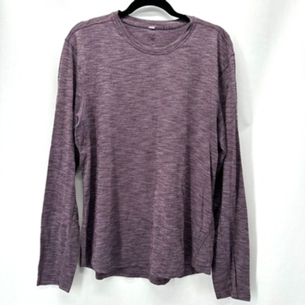 Lululemon Fresh Move Tech Long Sleeve Shirt Mens XL Space Purple Gym Training